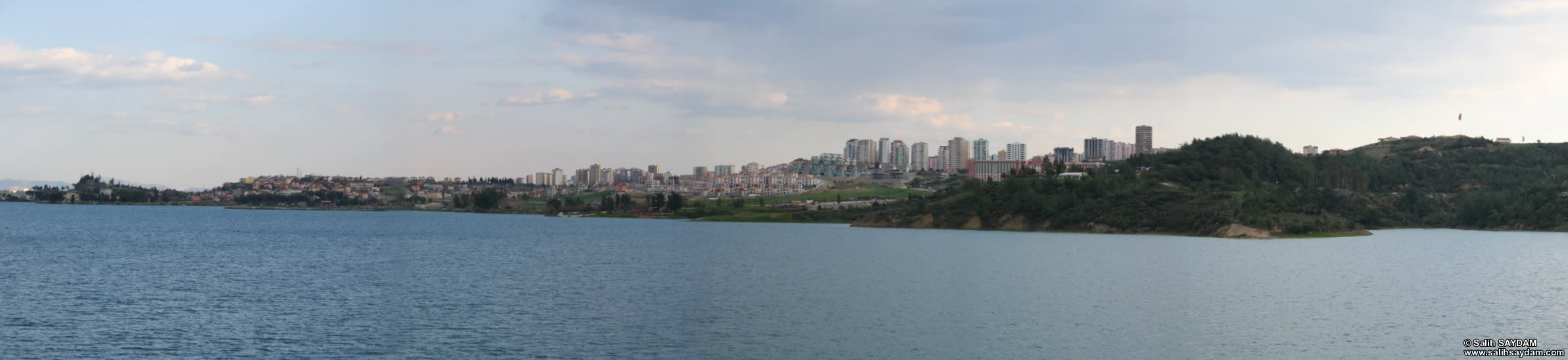 Adana'nn kuzeyinde Seyhan nehri zerinde kurulu bulunan Hidroelektrik Seyhan Baraj'nn panoramas #07