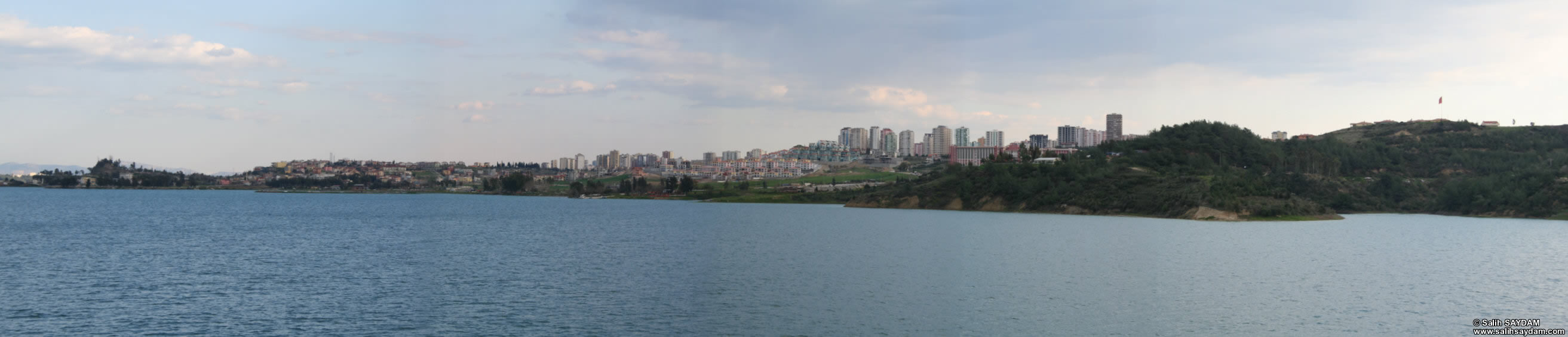 Adana'nn kuzeyinde Seyhan nehri zerinde kurulu bulunan Hidroelektrik Seyhan Baraj'nn panoramas #08