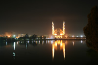 Merkez Sabancı Camii (Türkiye ve Ortadoğu'nun en büyük Camisi) Fotoğraf Galerisi 4 (Gece) (Adana)