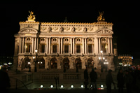 Opera Binası (Garnier Sarayı) (Théâtre de l'Opéra (Palais Garnier)) Fotoğraf Galerisi (Gece) (Paris, Fransa)