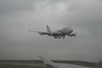 Uçak İçinden Fotoğraf Galerisi 3 (Boeing 747 inerken, Charles de Gaulle Havaalanı) (Paris, Fransa)