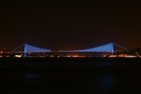 Bosphorus Bridge Photo Gallery 5 (Night) (Istanbul)