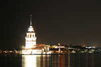 Kız Kulesi Fotoğraf Galerisi 1 (Gece) (İstanbul)