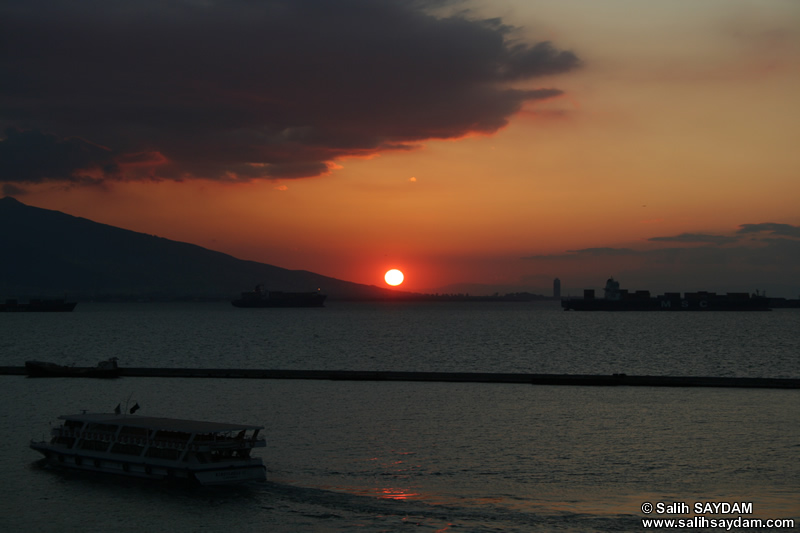 İzmir Körfezi'nde Günbatımı Fotoğraf Galerisi 4 (İzmir)