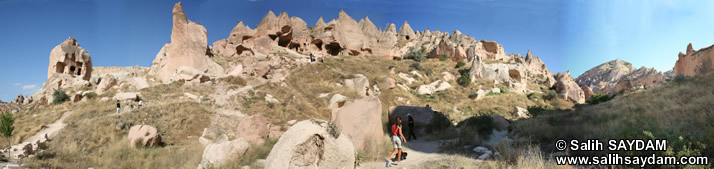 Panorama of Zelve 1 (Nevsehir, Cappadocia)