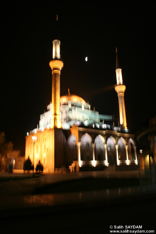 Yeni Camii Fotoğrafı (Gece) (Kayseri)
