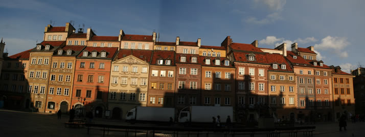 Eski Şehir Meydanı Panoraması 4 (Eski Şehir, Varşova, Polonya)