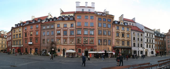Eski Şehir Meydanı Panoraması 6 (Eski Şehir, Varşova, Polonya)