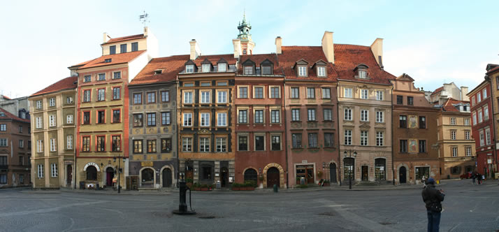 Eski Şehir Meydanı Panoraması 7 (Eski Şehir, Varşova, Polonya)