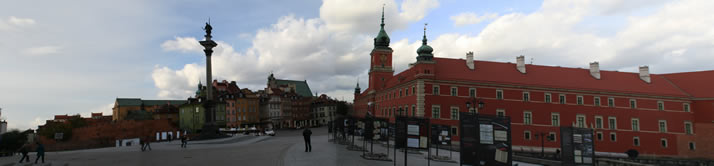 Kraliyet Meydanı Panoraması 4 (Eski Şehir, Varşova, Polonya)