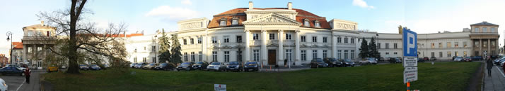 Piskoposluk Sarayı Panoraması (Varşova, Polonya)