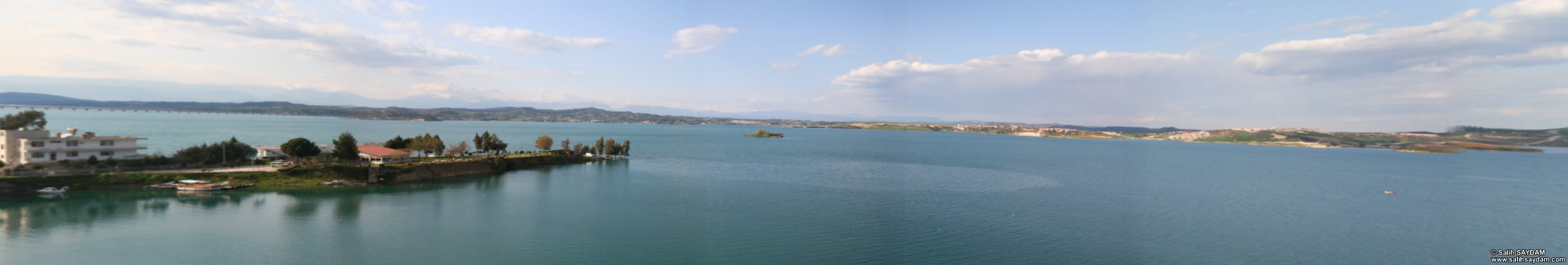 Adana'nn kuzeyinde Seyhan nehri zerinde kurulu bulunan Hidroelektrik Seyhan Baraj'nn panoramas #02