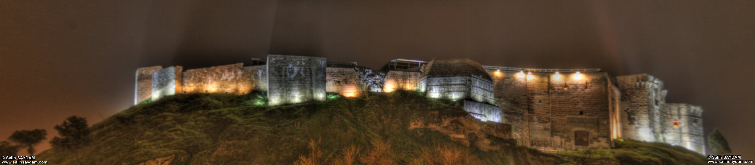 Panorama of Castle of Gaziantep 2 (At Night) (Gaziantep)