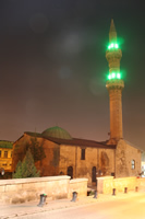Sirvani Mosque (irvani Camii) Photo Gallery (At Night) (Gaziantep)