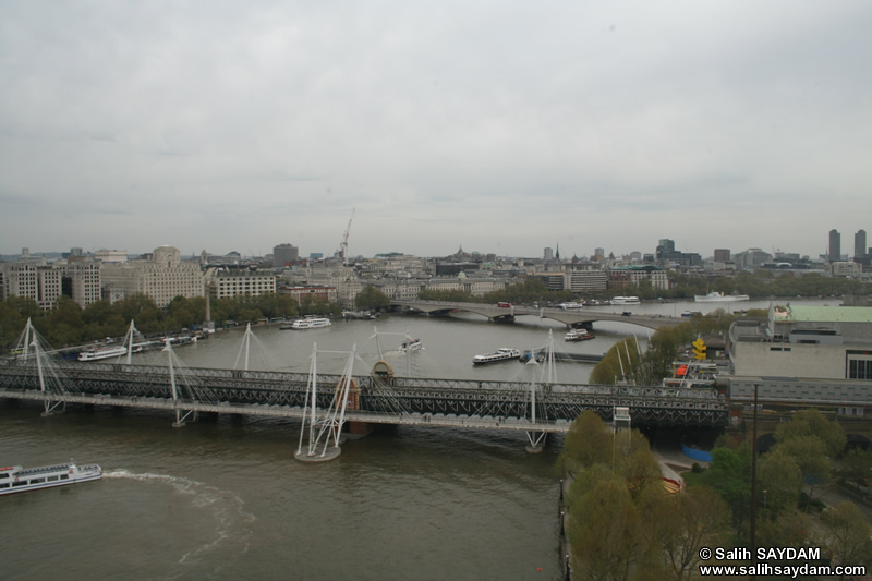 Londra'dan ehir Manzaralar Fotoraf Galerisi 03 (London Eye'dan) (ngiltere, Birleik Krallk)