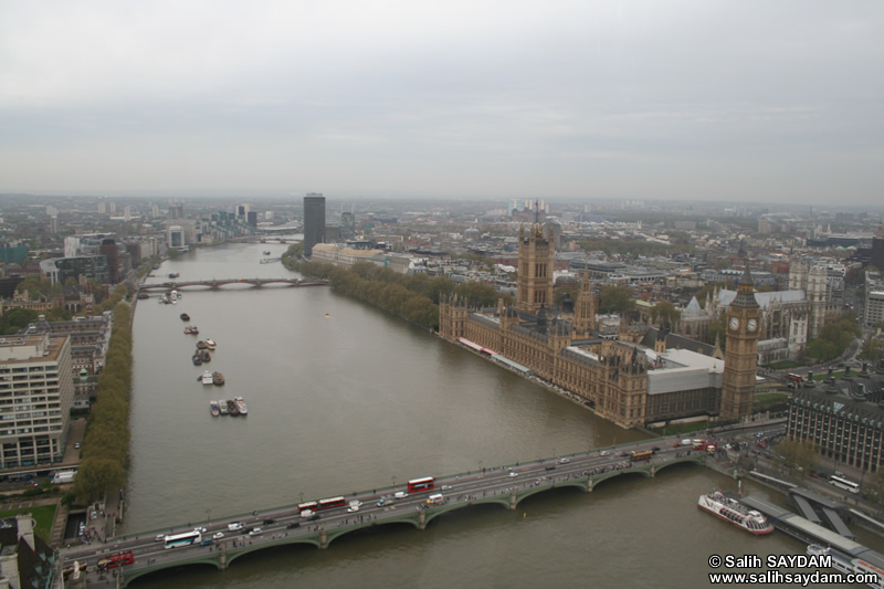 Londra'dan ehir Manzaralar Fotoraf Galerisi 06 (London Eye'dan) (ngiltere, Birleik Krallk)
