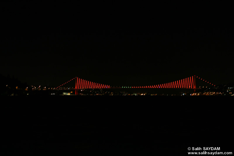 Bosphorus Bridge Photo Gallery 3 (Night) (Istanbul)