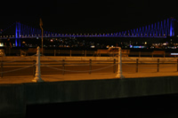 Bosphorus Bridge Photo Gallery 1 (From Ortakoy, At Night) (Istanbul)